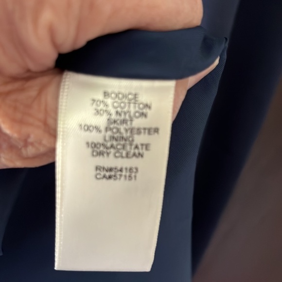 Eliza J cocktail navy blue dress. Size 10 - Picture 10 of 10